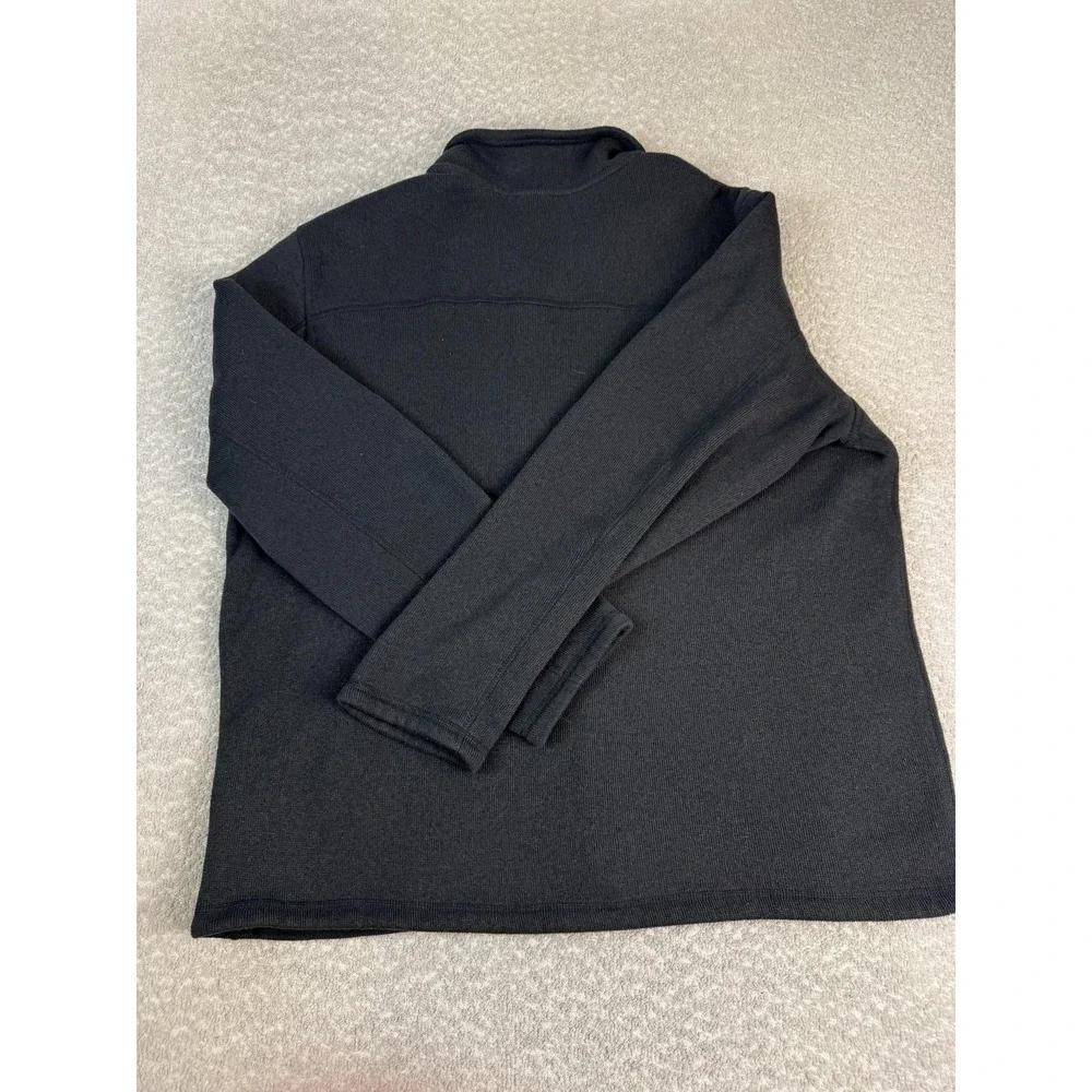 The North Face Fleece Jacket Mens 2XL Black Sherpa‎ Lined Full Zip Pockets
